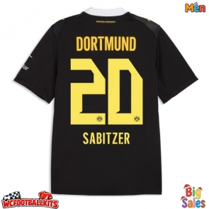 Borussia Dortmund Marcel Sabitzer #20 Replica Away Stadium Shirt 2026-27 Short Sleeve
